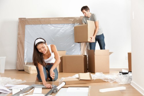 Commercial removal truck hire supporting an office move in Marblearch