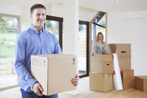 Movers assisting a residential move in Marblearch