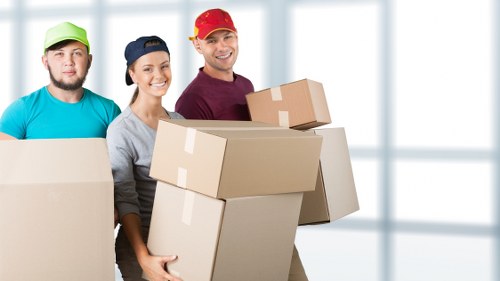Man and van loading furniture for a move in Marblearch