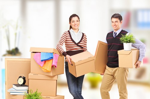 Office relocation team planning a Marblearch business move