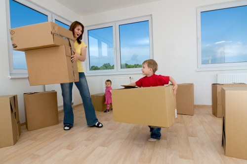 Organised unpacking and room setup for a Marblearch property