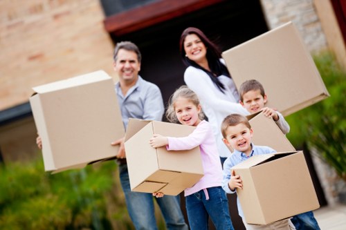 Checklist and packing supplies for a Marblearch home move