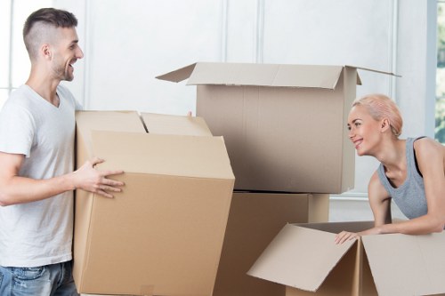 Team collecting bulky furniture from a Marblearch flat