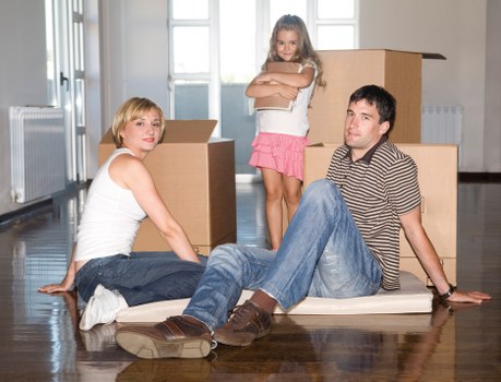 Packed household items prepared for safe transport during Marblearch removals